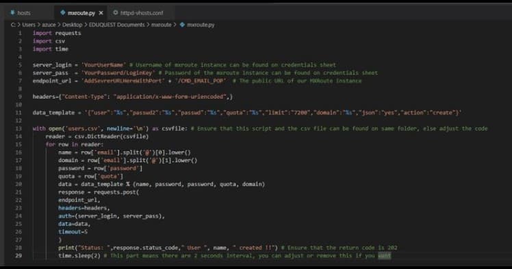 Email Automation Script
